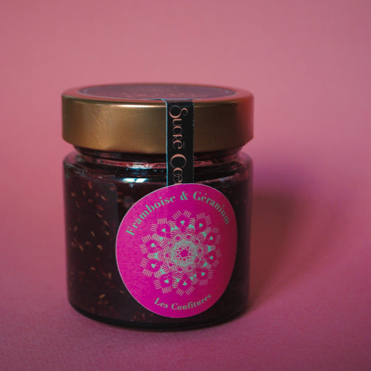 Confiture Framboise géranium